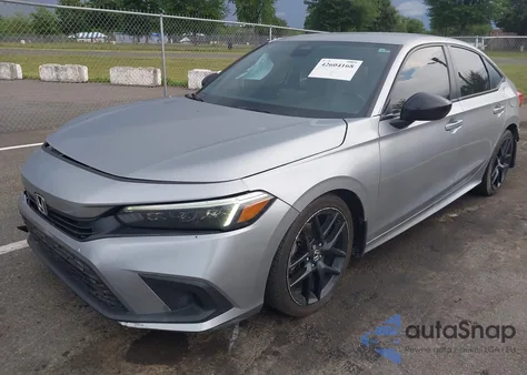 2022 Honda Civic Sport из США, поврежденный, VIN 2HGFE2F59NH593453